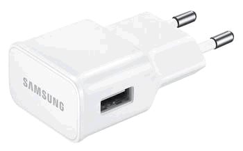 Samsung cestovná nabíjačka EP-TA20E, micro USB, Biela