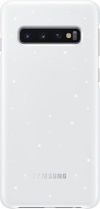Samsung LED zadný kryt EF-KG975CW pre Galaxy S10+, biele