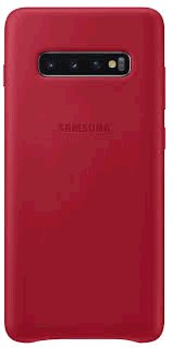 Samsung kožený kryt EF-VG975LR pre Galaxy S10+, červené
