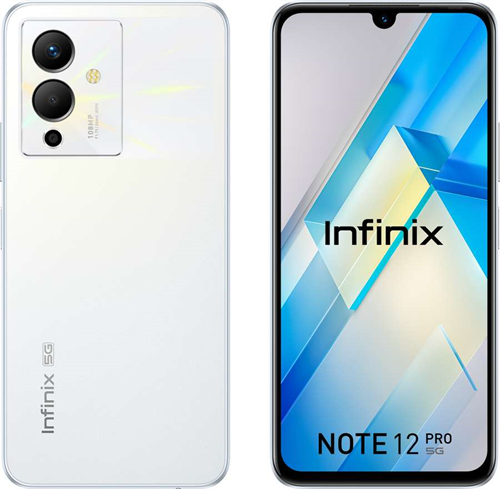 Infinix Note 12 PRO 5G 8+128GB Biela