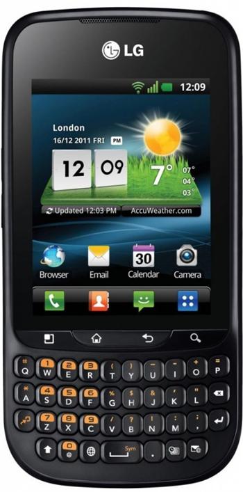LG C660 Čierny