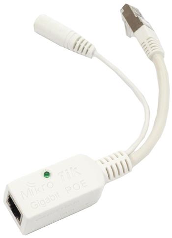 MikroTik Passive POE (non 802.3af), 9 - 48V (Accepts up to 56V), 4,5 Cable Pins - 9-48V; 7,8 Pins - Return, max 2A, ETH cable max