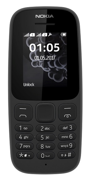 Nokia 105 DS 2019 Black