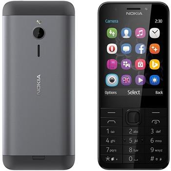 Nokia 230 SS Tmavo strieborný
