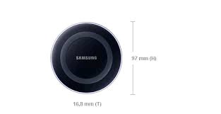 Samsung bezdrôtová nabíjacia podložka EP-PG920IB pre Galaxy S6, Čierna