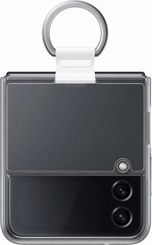 Samsung EF-OF721CTEGWW priehľadný zadný kryt s pútkom pre Z Flip4, transparentný