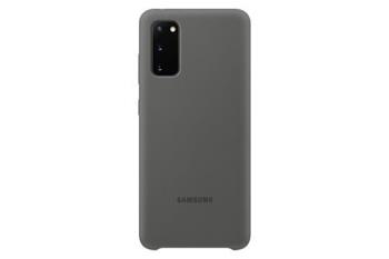 Samsung EF-PG980TJ Silicone Cover pre Galaxy S20, šedé