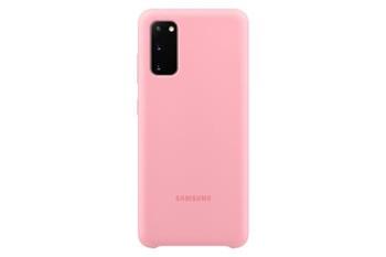 Samsung EF-PG980TP Silicone Cover pre Galaxy S20, ružové