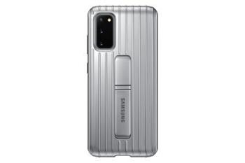 Samsung EF-RG980CS Protective Standing Cover pre Galaxy S20, strieborné
