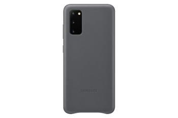 Samsung EF-VG980LJ Leather Cover pre Galaxy S20, šedé