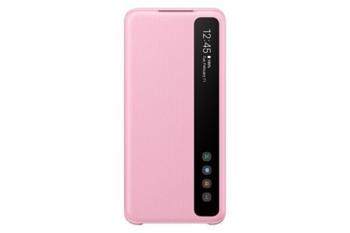 Samsung EF-ZG980CP Clear view cover pre Galaxy S20, ružové