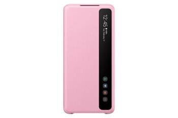 Samsung EF-ZG985CP Clear view cover pre Galaxy S20+, ružové