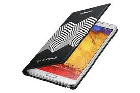 Samsung flipové púzdro s kapsou EF-EN900BB pre Note 3, Čierna