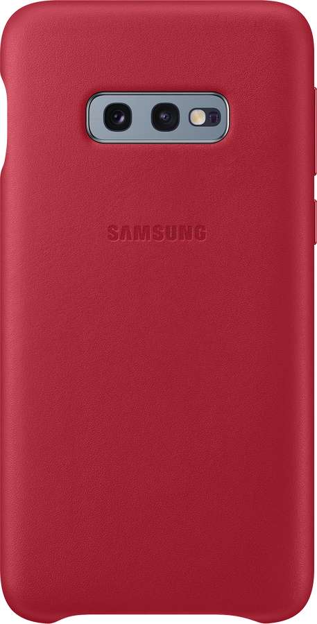 Samsung kožený kryt EF-VG970LR pre Galaxy S10e, červené