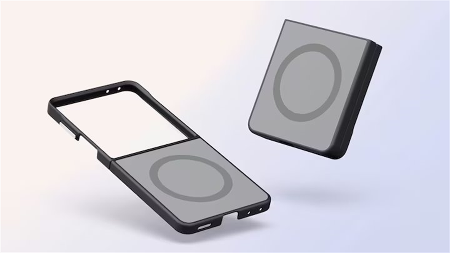 Samsung Mirror Magnet Case (Mirror) pre GALAXY Z Flip8 GP-FPF776HIDSW; Silver