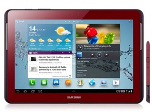 Samsung N8010 Galaxy Note 10.1 Wi-fi Červený