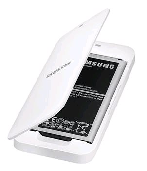 Samsung nabíjacia sada s náhradnou batériou EB-KG900BW pre Galaxy S5, biela