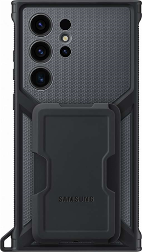 Samsung ochranný kryt s odnímateľným úchytom na príslušenstvo EF-RS918C pre Galaxy S23 Ultra, titanový