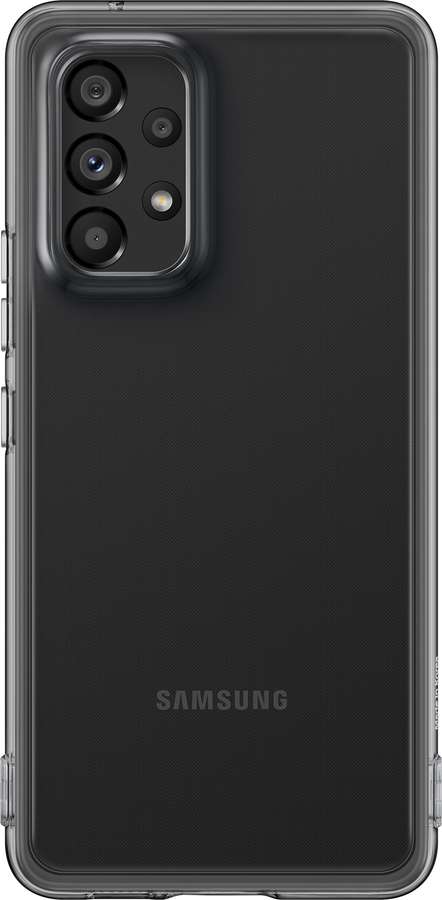 Samsung polopriehľadný zadný kryt pre Galaxy A53 5G, čierny