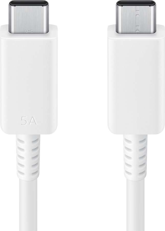 Samsung USB-C kábel EP-DX510JW (5A, 1.8m), biely
