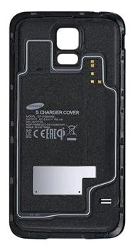 Samsung zadný kryt pre bezdrôtové nabíjanie EP-CG900IB pre Galaxy S5 (SM-G900), čierny