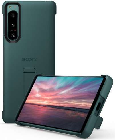 Sony Stand Cover XQZCBCQG.ROW pre Xperia 5 IV 5G, zelené
