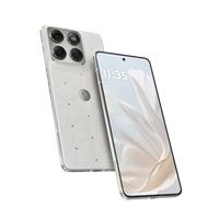 Motorola Edge 70 PANTONE Cloud Dancer crystals by Swarovski