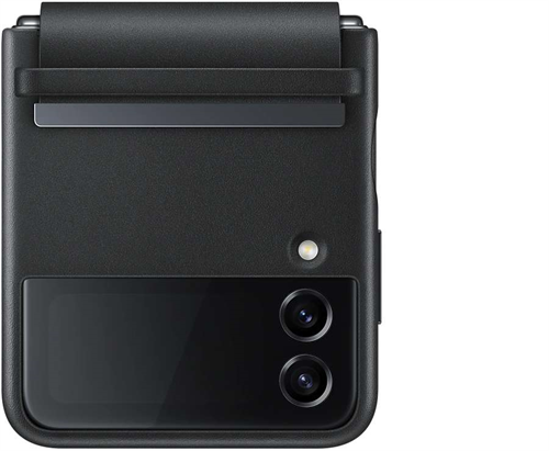 Samsung EF-VF721LBEGWW flipové koženné púzdro pre Flip 4, čierny