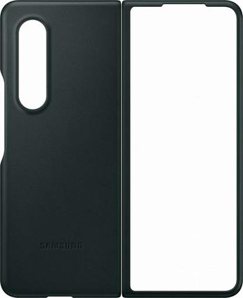 Samsung kožený zadný kryt pre Z Fold3, zelený