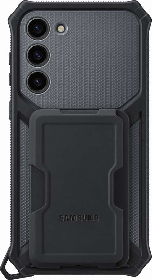Samsung ochranný kryt s odnímateľným úchytom na príslušenstvo EF-RS916C pre Galaxy S23+, titanový