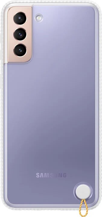 Samsung priehľadný ochranný kryt EF-GG996CWE pre S21+, biele