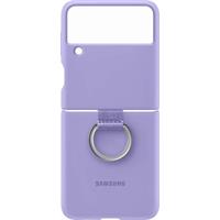 Samsung silikónový kryt s držiakom na prst pre Z Flip3, fialovy
