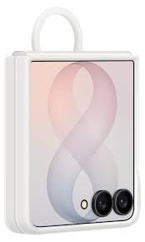 Samsung Silikónový magnetický kryt s držiakom na prst EF-EF776C preZ Flip8; Cream