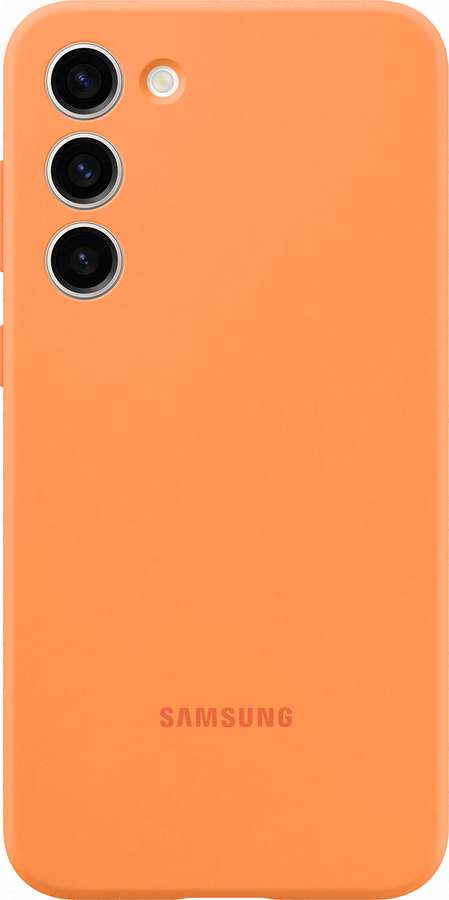 Samsung silikónový zadný kryt EF-PS916T pre Galaxy S23+, oranžový