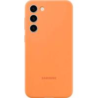 Samsung silikónový zadný kryt  EF-PS916T pre Galaxy S23+,  oranžový