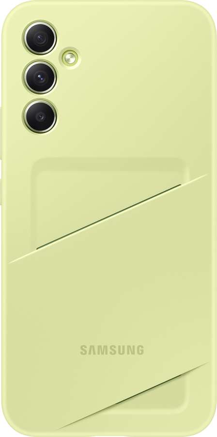 Samsung zadný kryt s kapsou na kartu EF-OA346TG pre A34, limetkový